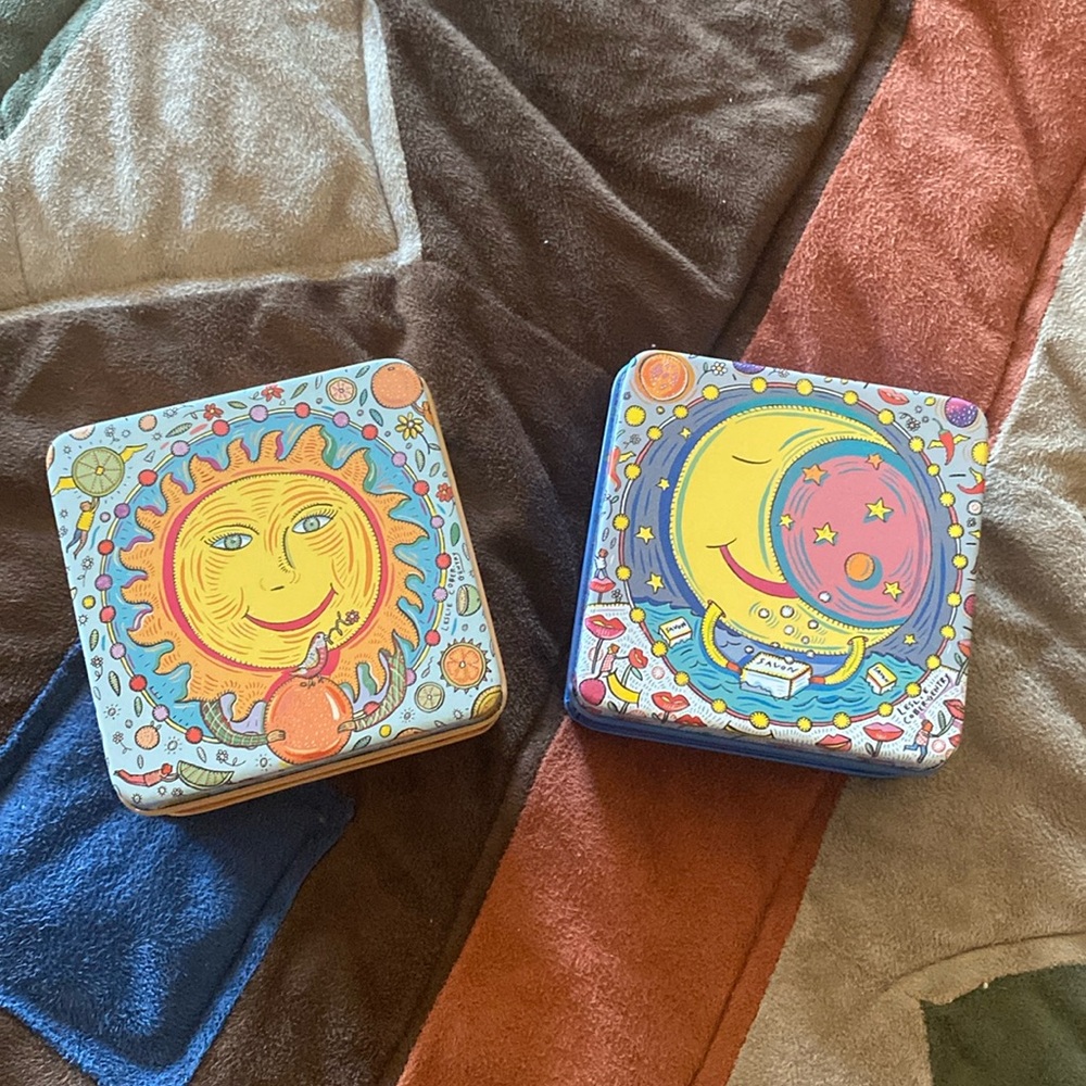 Metal tins with Soap